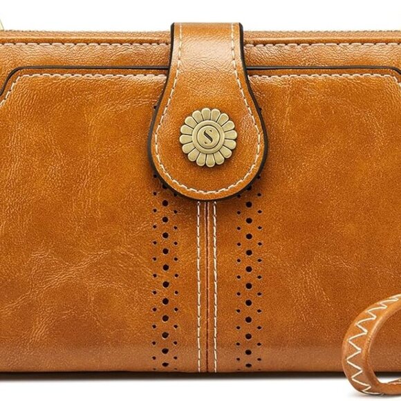 Vegan Leather Crossbody Bags for Women Small Cell Phone Purse RFID Blocking Clut - Picture 1 of 6